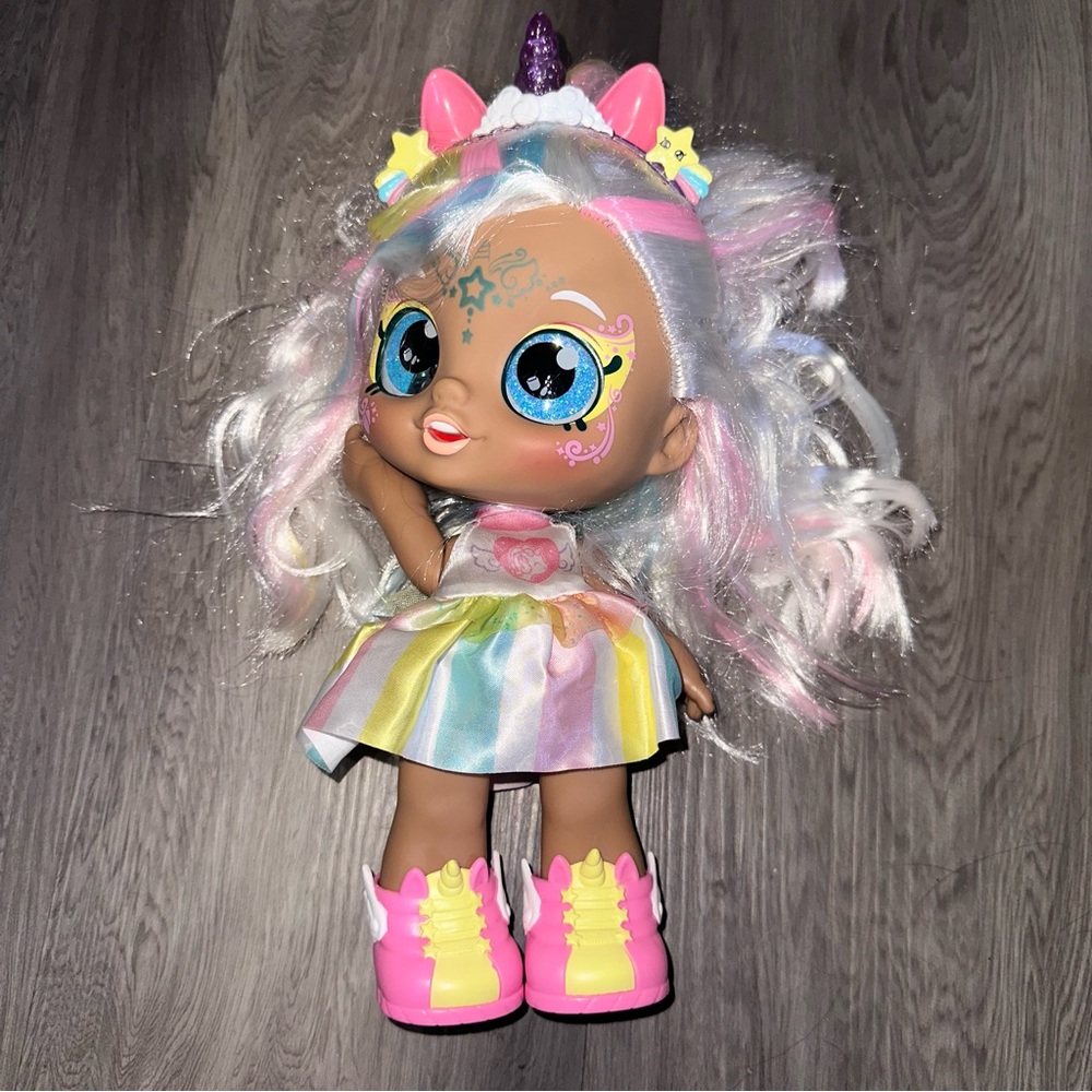 Kindi Kids Dress Up Magic Marsha Mello Unicorn Toddler Doll Good Condition